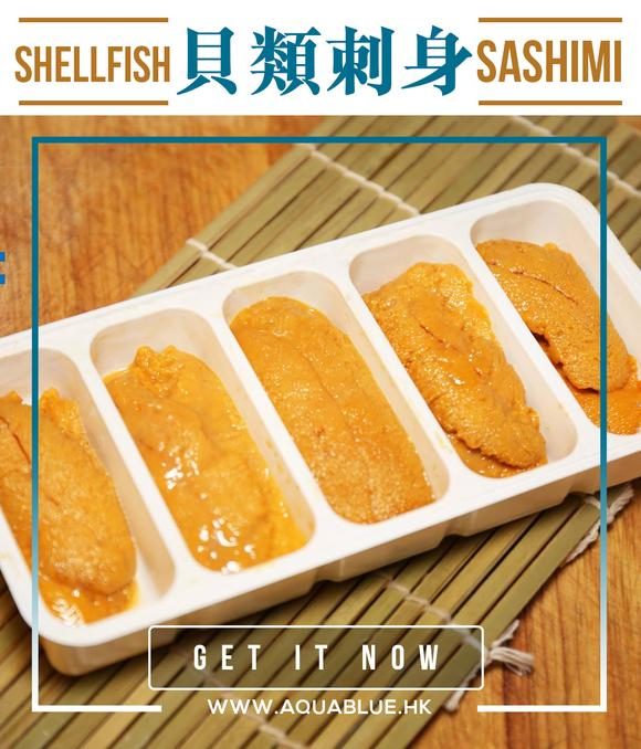 貝類刺身|帆立貝翡翠螺蜆