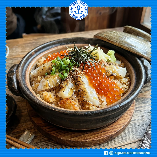 【日式炙燒左口魚裙邊煲仔飯 DIY 套裝】左口魚裙邊200g+爆汁三文魚籽+白芝麻+海苔 [簡易日料/DIY海鮮丼] | Essential Ingredients for Engawa Rice Bowl