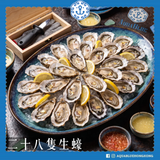 【伽藍蠔味套餐】28隻精緻法國生蠔海鮮即食拼盤 - 適合6-8人 |  Aquablue Oyster Taste Set