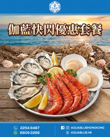 伽藍快閃優惠套餐 |  Aquablue Flash Oyster Feast