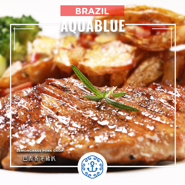 巴西香茅豬扒(已醃製) 1磅/包 [需烹調] | Brazilian Lemongrass Pork Chop (Marinated)1Lb/pack [need to be cooked]