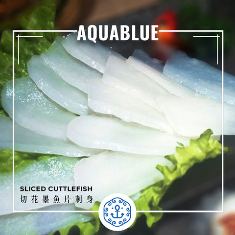 切花墨魚片刺身 Sliced Cuttlefish Sashimi 